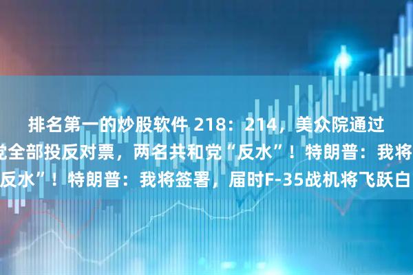 排名第一的炒股软件 218：214，美众院通过“大而美”法案，民主党全部投反对票，两名共和党“反水”！特朗普：我将签署，届时F-35战机将飞跃白宫